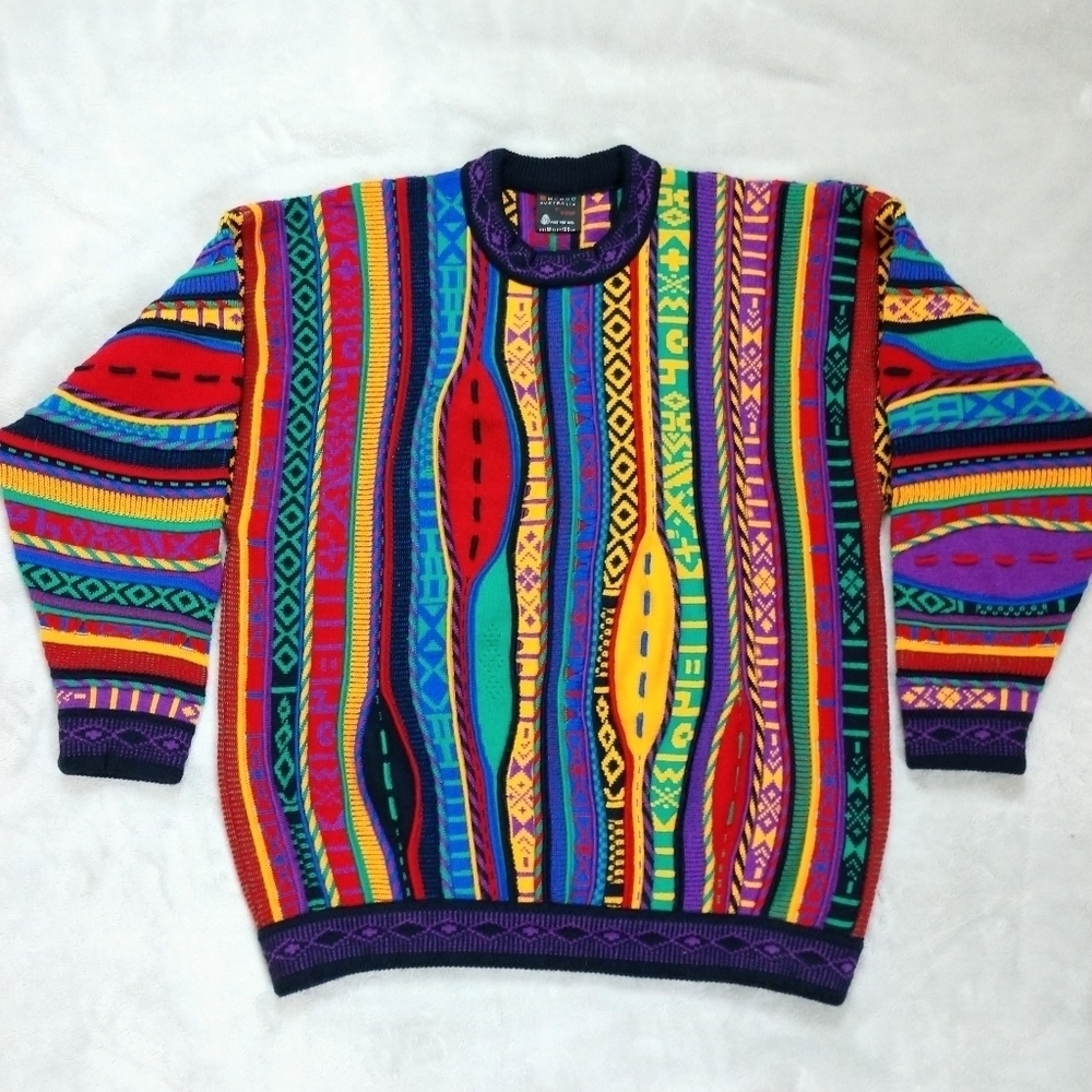 Emaroo Australia 3D Multicolor Abstract Sweater